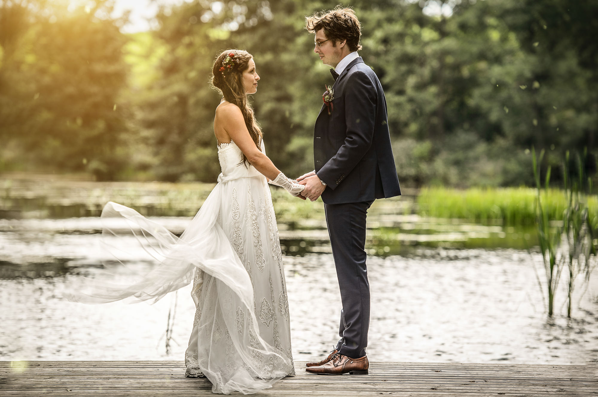 Hochzeitsfotograf Heiner Weiss bei der Arbeit